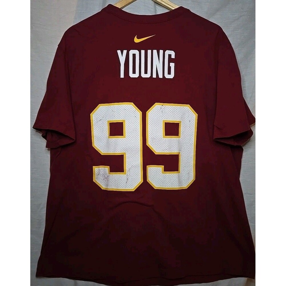 Washington Redskins Nike Tee, Chase Young #99 Men's XXL T-shirt - Picture 5 of 9